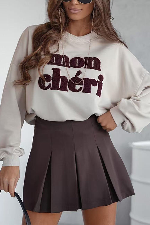 Heididress High Rise Pleated A-line Mini Skort
