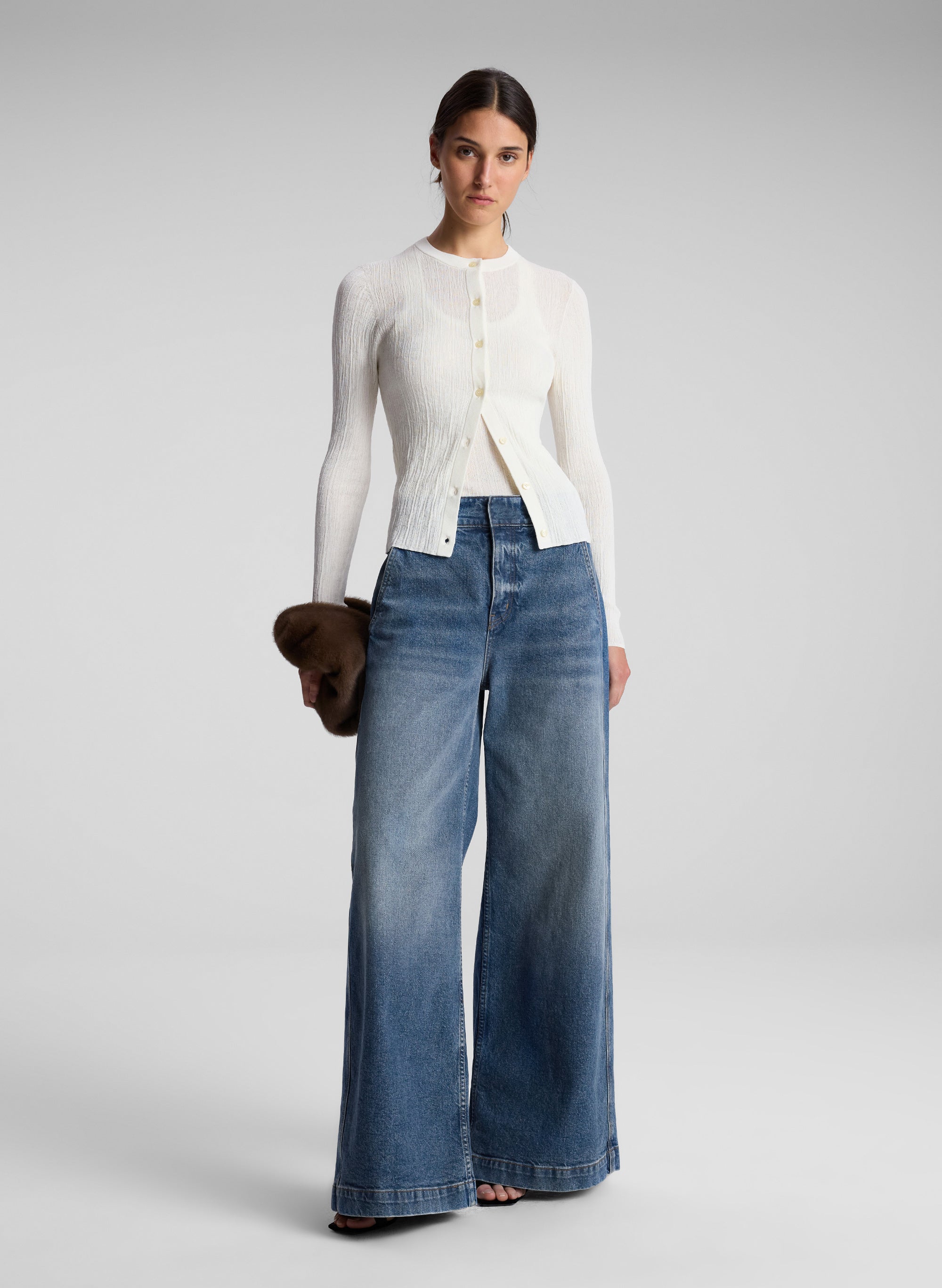 Fisher Fine Cotton Cardigan