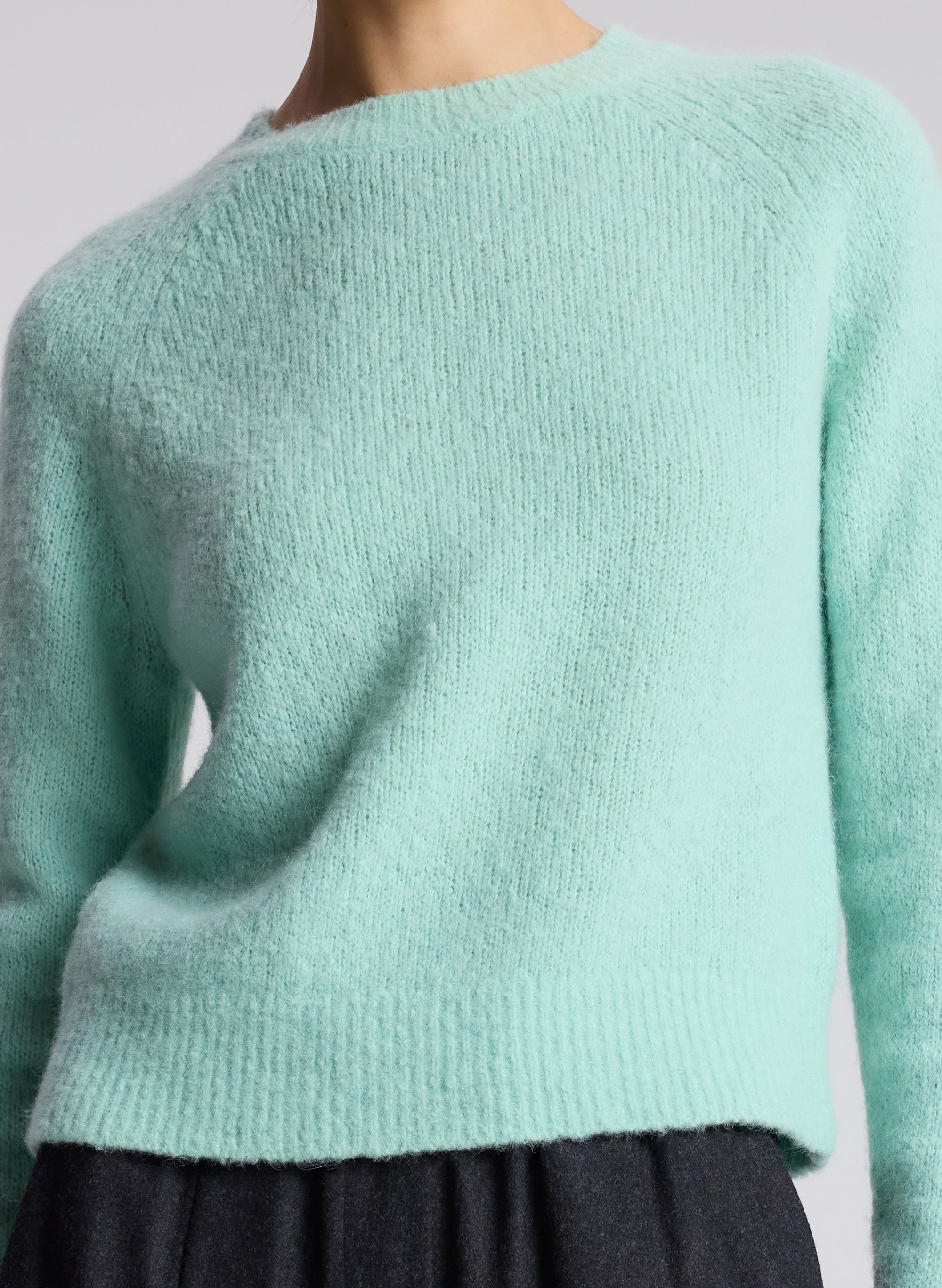 Frankie Wool Cashmere Crew Neck Sweater