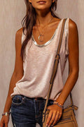 Heididress Solid Loose Bottoming Tank Top