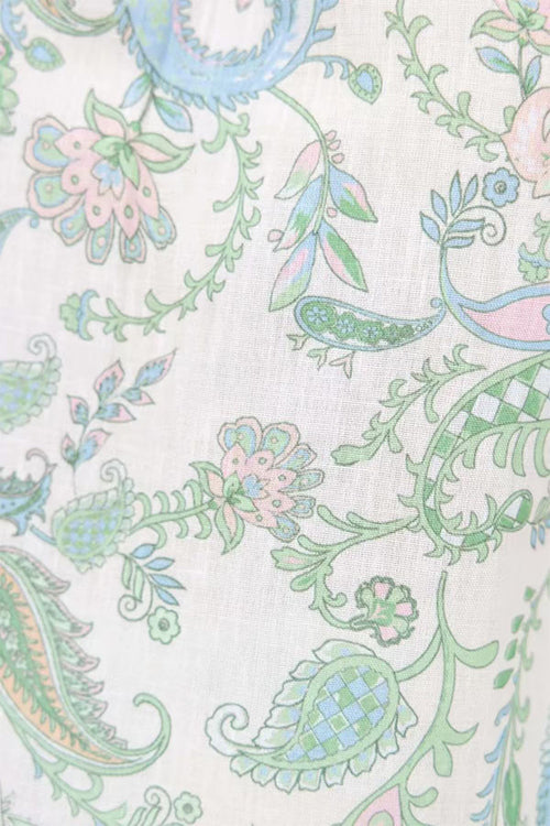 Halter Neck Paisley Print Top